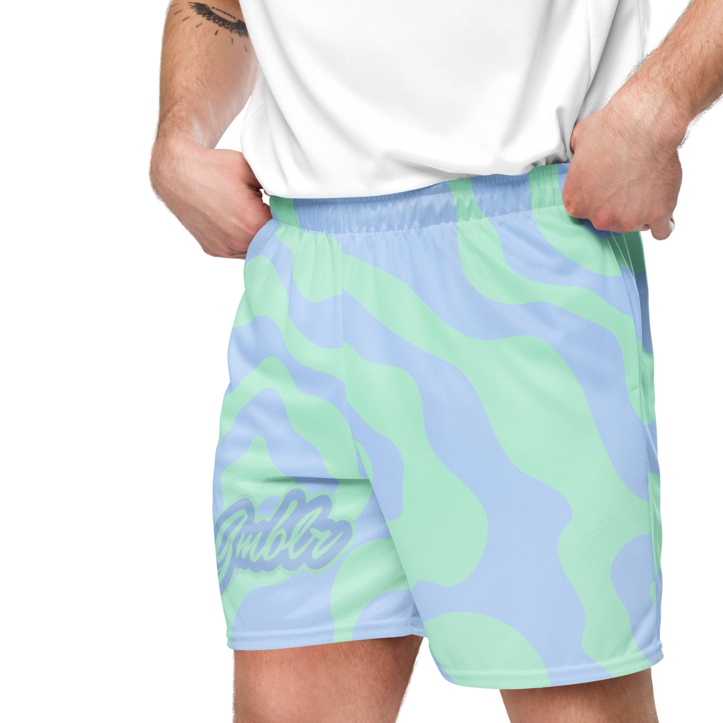 GMBLR 2.0 Swirl Mesh Shorts